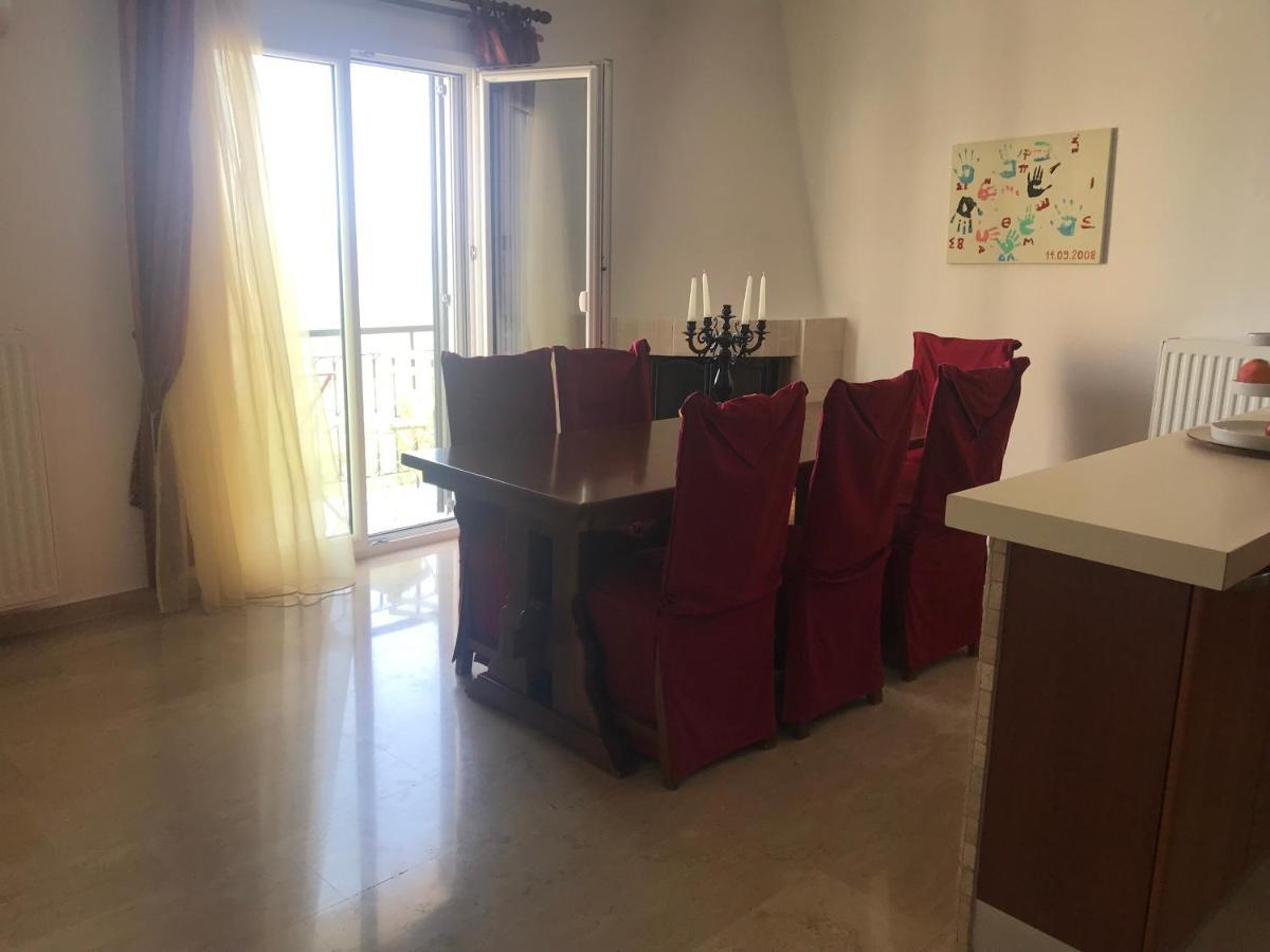 Schoenes Familienappartement In Pelekas, Corfu Mit Meerblick المظهر الخارجي الصورة