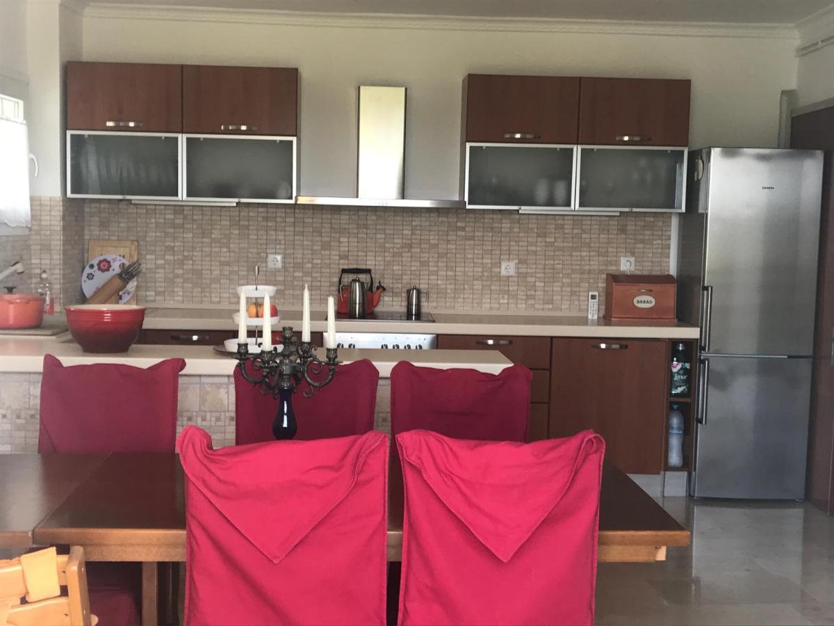 Schoenes Familienappartement In Pelekas, Corfu Mit Meerblick المظهر الخارجي الصورة
