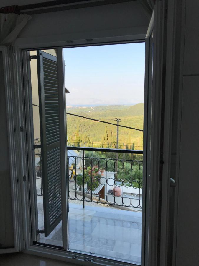 Schoenes Familienappartement In Pelekas, Corfu Mit Meerblick المظهر الخارجي الصورة